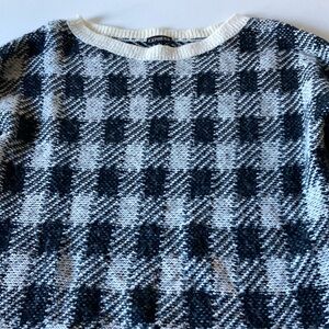 Express checkered sweater